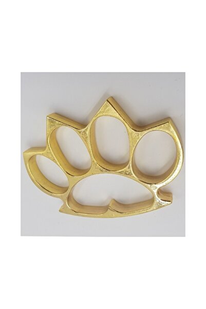 dalimag Knuckle Dagger for Self-Defense, 1 cm Thickness, Gold