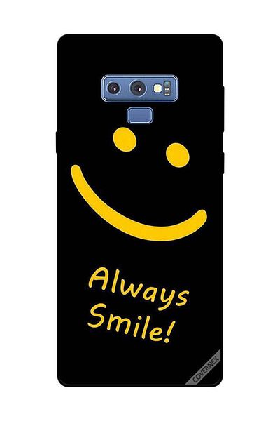 Covernex غطاء حماية لهاتف سامسونج جالكسي نوت 9 - ابتسامة دائمة، أصفر