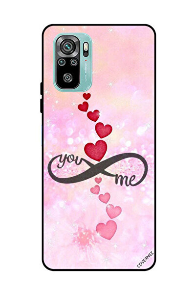 Covernex غطاء حماية لهاتف شاومي ريدمي نوت 10 4G قلوب حمراء ووردية أنت إنفينيت...