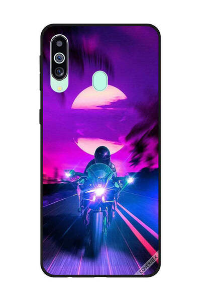 Covernex غطاء حماية لهاتف سامسونج جالاكسي M40/A60 - راكب الدراجة النارية يترك...