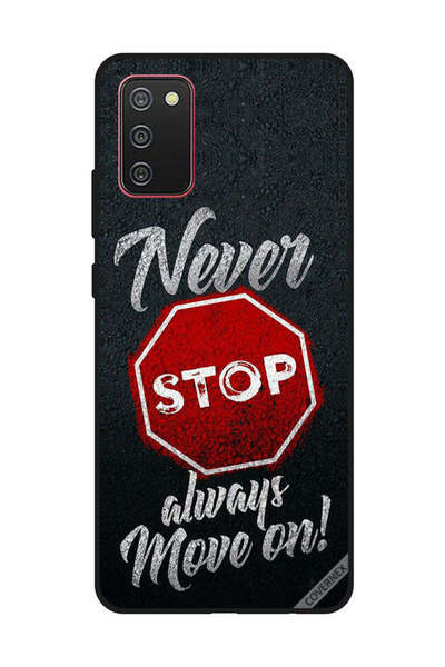 Covernex غطاء حماية لهاتف سامسونج جالاكسي A02s/F02s، لا تتوقف أبدًا، تحرك دائمًا