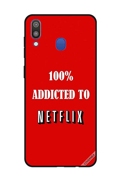 Covernex غطاء حماية لهاتف سامسونج جالكسي M20 مدمن على نتفليكس بنسبة 100%