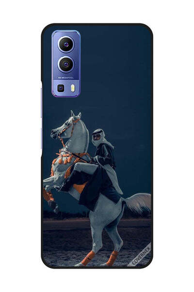 Covernex غطاء حماية لهاتف Vivo Y72 5G شاب على حصان