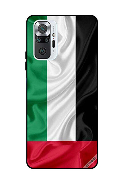 Covernex غطاء حماية لهاتف شاومي ريدمي نوت 10 برو 4G، قماش علم الإمارات العربي...