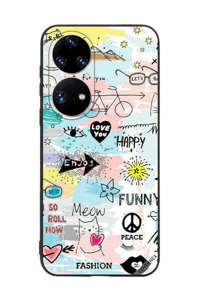 Covernex غطاء حماية لهاتف هواوي بي 50 دودل مياو إنجوي