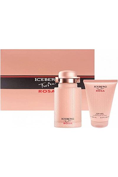 Iceberg Twice Rosa for Women Set EDT 125Ml with Bl 100Ml