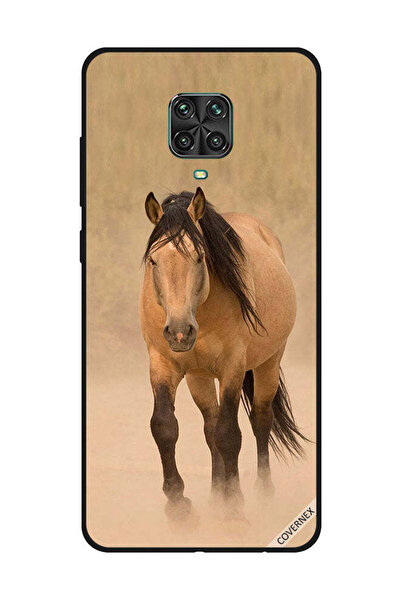 Covernex غطاء حماية لهاتف شاومي ريدمي نوت 9S/9 برو - سباق الخيل البني