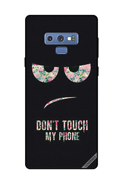 Covernex غطاء حماية لهاتف سامسونج جالكسي نوت 9 - لا تلمس هاتفي - زهري