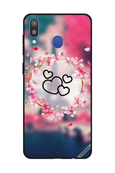 Covernex غطاء حماية لهاتف سامسونج جالاكسي M20 قلوب سوداء