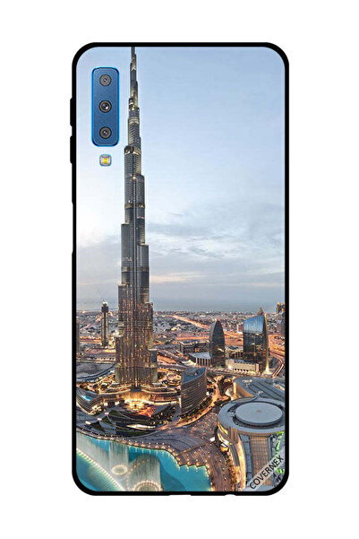 Covernex غطاء حماية لهاتف سامسونج جالاكسي A7 2018 - منظر جميل لوسط مدينة دبي