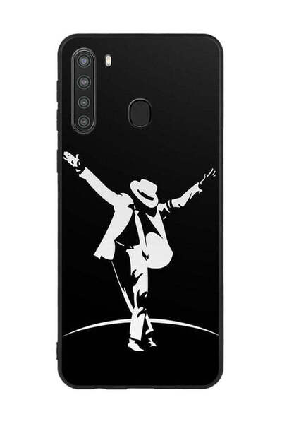 Covernex غطاء حماية لهاتف سامسونج جالاكسي A21 أكشن أسود وأبيض