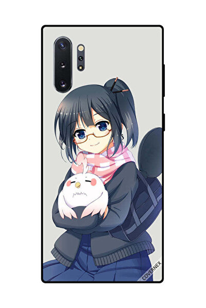 Covernex غطاء حماية لهاتف سامسونج جالكسي نوت 10 بلس، فتاة تحمل حيوانًا أليفًا