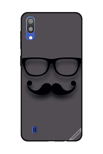 Covernex غطاء حماية لهاتف سامسونج جالاكسي M10 - أسود زجاجي وشارب