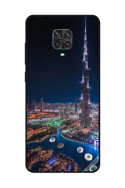 Covernex غطاء حماية لهاتف شاومي ريدمي نوت 9S/9 برو منظر ليلي لوسط المدينة