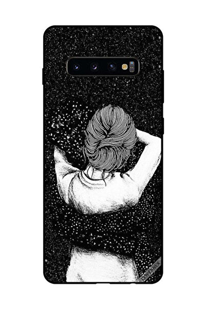 Covernex غطاء حماية لهاتف سامسونج جالاكسي S10 بلس - خيال ليلي لفتاة دودل