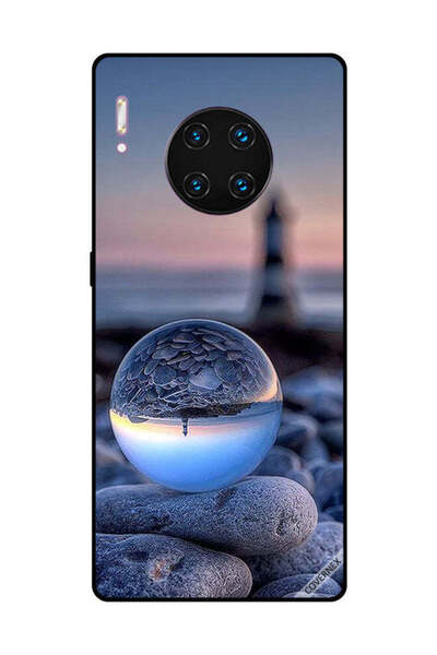 Covernex غطاء حماية لهاتف هواوي ميت 30 برو، تصوير رائع للطبيعة في زجاج دائري