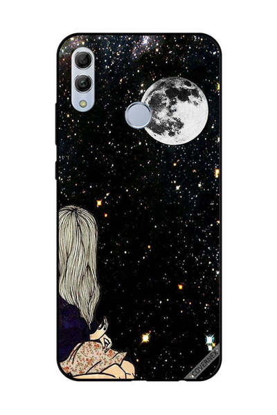 Covernex غطاء حماية لهاتف Honor 10 Lite مع إطلالة على القمر