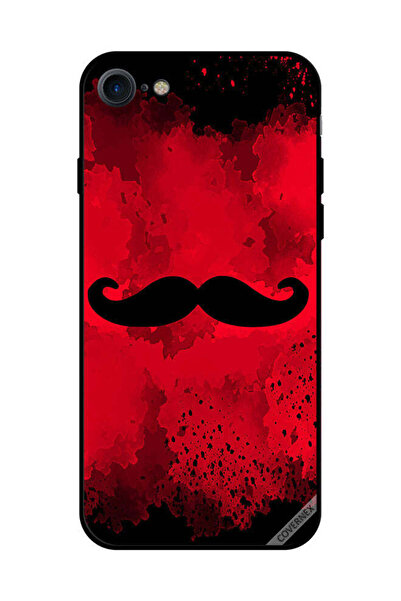 Covernex غطاء حماية لجهاز iPhone SE 2020 - أحمر - شارب - خلفية