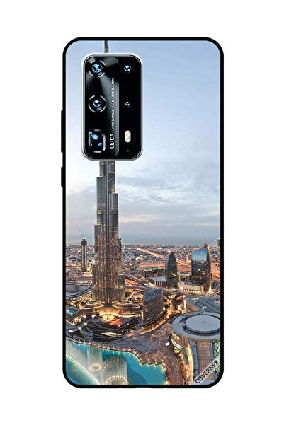 Covernex غطاء حماية لهاتف هواوي بي 40 برو بلس، منظر خلاب لوسط مدينة دبي