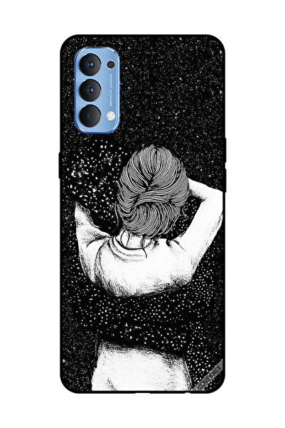 Covernex غطاء حماية لهاتف OPPO Reno 4 4G - خيال فتاة دودل الليلية