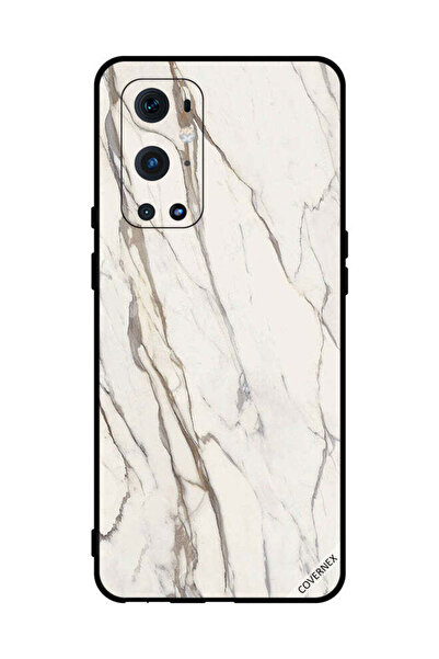 Covernex غطاء حماية لهاتف OnePlus 9 Pro بنمط رخامي أبيض متشقق