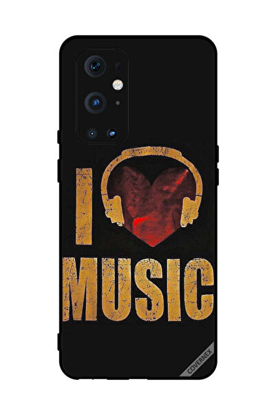 Covernex غطاء حماية لهاتف OnePlus 9 Pro Vintage I Love Music