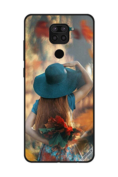 Covernex غطاء حماية لهاتف شاومي ريدمي نوت 9 - فتاة قبعة تخفي أوراق الحب