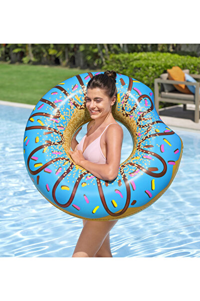 BESTWAY أنبوب السباحة على شكل كعكة الدونات من بيست واي