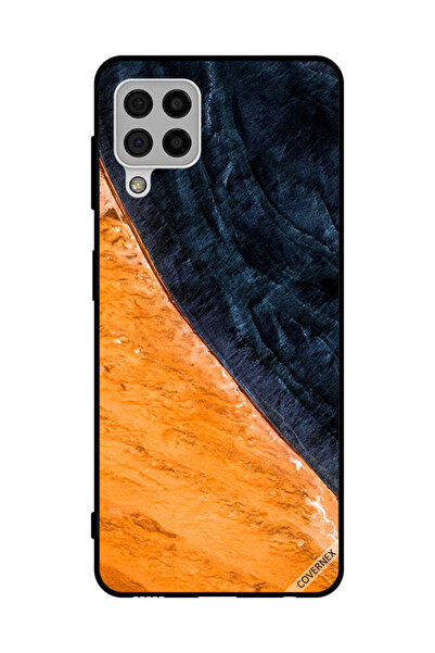 Covernex غطاء حماية لهاتف سامسونج جالاكسي A22 4G بنمط طلاء أصفر وأسود