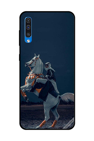 Covernex غطاء حماية لهاتف سامسونج جالاكسي A50 - شاب على حصان