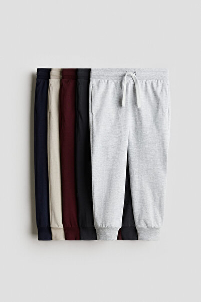 H&M 5'li Pamuklu Jarse Jogger Pantolon