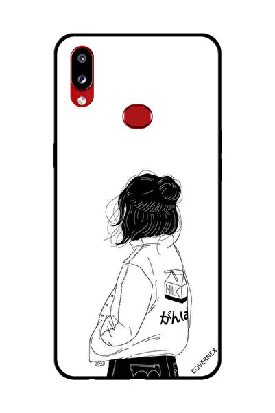 Covernex غطاء حماية لهاتف سامسونج جالاكسي A10s فتاة تفكر بعمق كبير