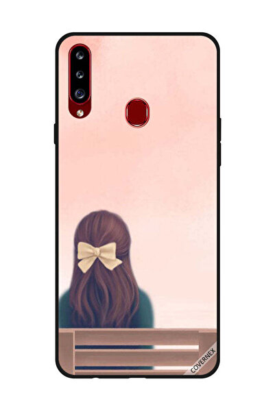 Covernex غطاء حماية لهاتف سامسونج جالاكسي A20s - فتاة جميلة على مقعد