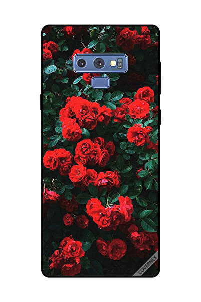 Covernex غطاء حماية لهاتف سامسونج جالاكسي نوت 9 - حديقة الورود الحمراء