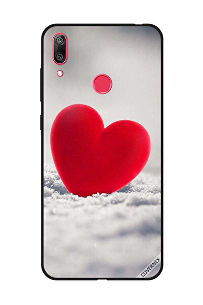 Covernex غطاء حماية لهاتف هواوي Y7 Prime 2019 - قلب أحمر جميل