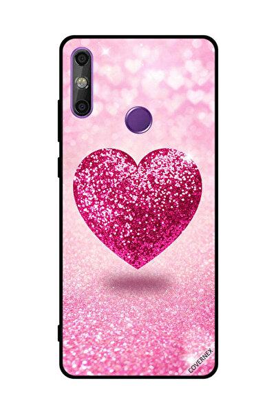 Covernex غطاء حماية لهاتف هواوي إنجوي 20E - قلب وردي لامع