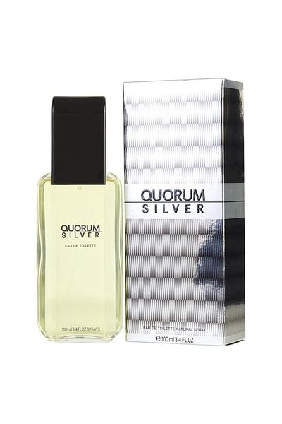 ANTONIO PUIG Quorum Silver Eau De Toilette for Men - 100ml