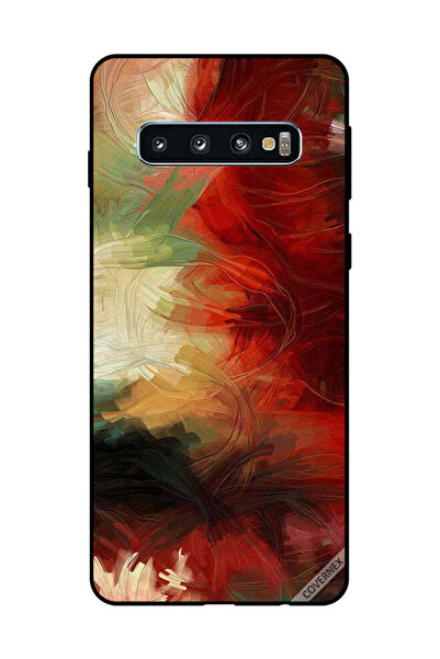 Covernex غطاء حماية لهاتف سامسونج جالكسي S10 بخلفية عمل فني