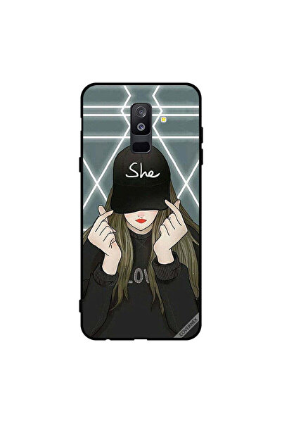 Covernex غطاء حماية لهاتف سامسونج جالاكسي A6+ (2018) She On Cap