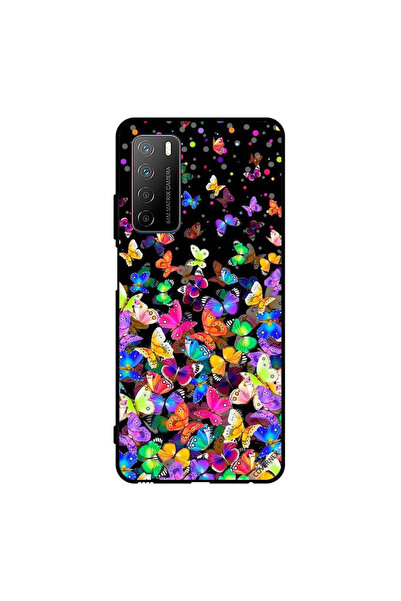 Covernex غطاء حماية لهاتف Honor Play 4 - فراشات صغيرة متعددة الألوان