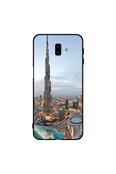 Covernex غطاء حماية لهاتف سامسونج جالاكسي J6+ منظر جميل لوسط مدينة دبي