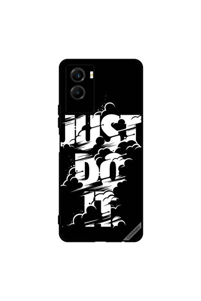 Covernex غطاء حماية لهاتف Vivo Y55s 5G، مطبوع عليه Just Do It باللونين الأبيض...