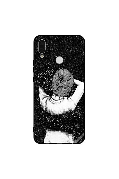 Covernex غطاء حماية لهاتف هواوي نوفا 3e - خيال فتاة خربشة ليلية