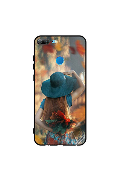 Covernex غطاء حماية لهاتف Honor 9 Lite، فتاة قبعة تخفي أوراق الحب