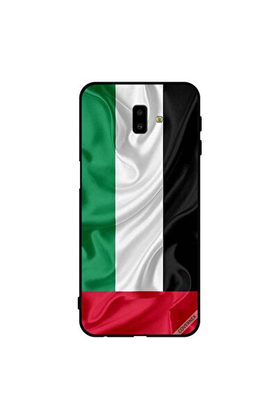 Covernex غطاء حماية لهاتف سامسونج جالاكسي J6+ - قماش علم الإمارات العربية الم...