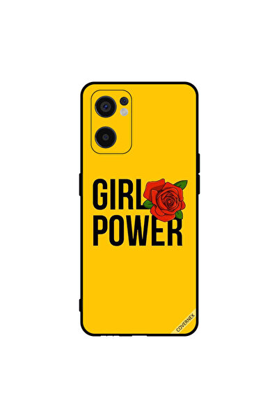 Covernex Protective Case Cover For Oppo Reno7 SE 5G Girl Power Yellow