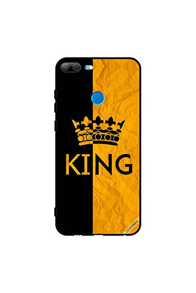 Covernex غطاء حماية لهاتف Honor 9 Lite - أسود وأصفر ملكي