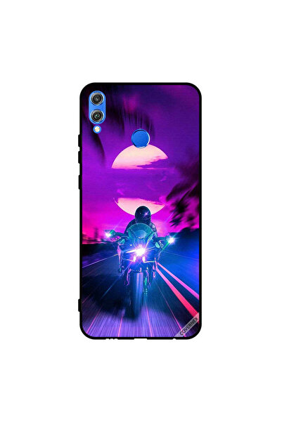 Covernex غطاء حماية لهاتف Honor 8X راكب الدراجة النارية يترك القمر خلفه