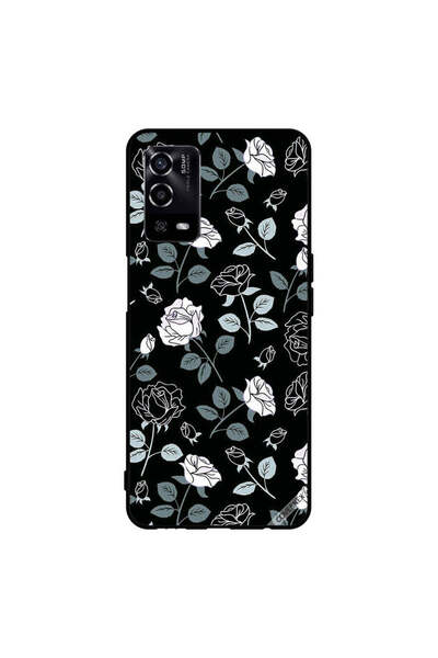 Covernex Protective Case Cover For Oppo A55/56 B&w Floral Pattern