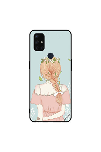 Covernex غطاء حماية لهاتف Oneplus Nord N10 5G بفتاة واقفة لطيفة المظهر